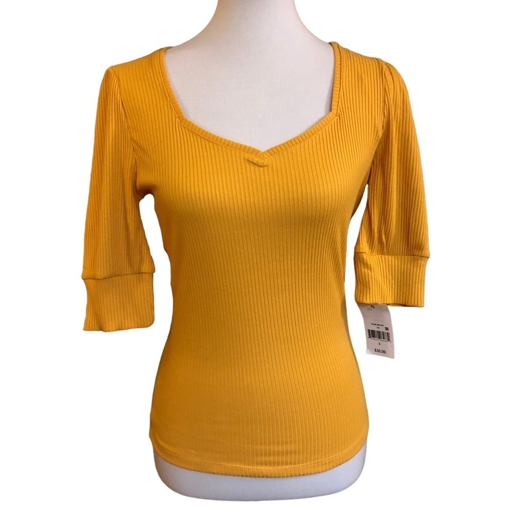 Golden Yellow Top NWT